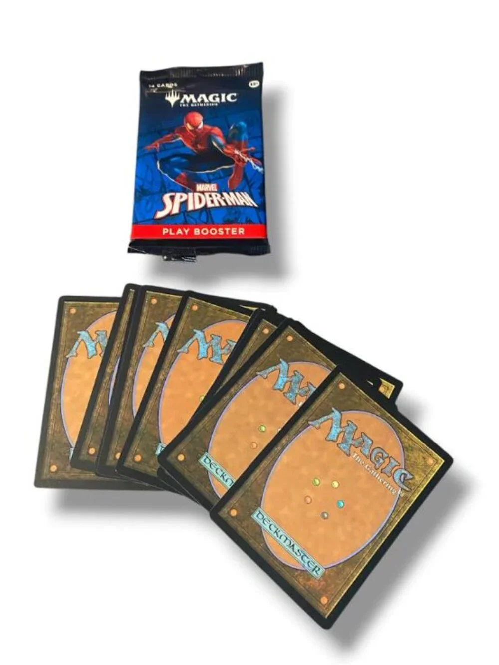 NEW - 13PC Magic the Gathering Marvel SPIDERMAN Play Booster Pack - RIPPED